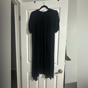 torrid Black Short-Sleeve Maxi Duster